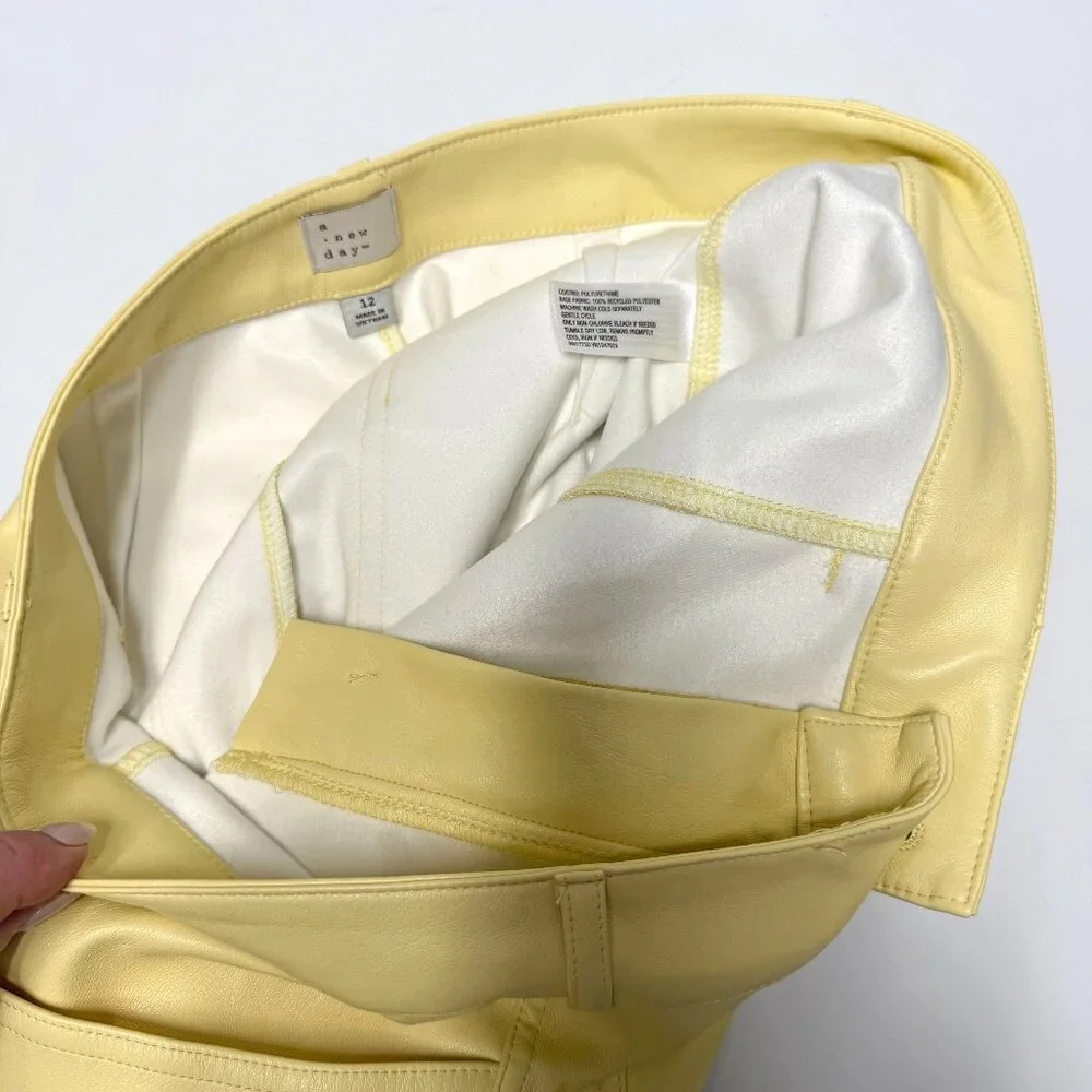 A New Day High-Rise Faux Leather Ankle Trousers - Picture 10 of 13